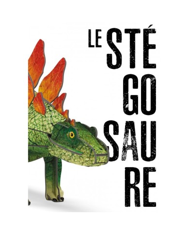 Le Stégosaure - Maquette 3D Et Livre