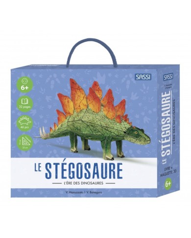 Le Stégosaure - Maquette 3D Et Livre