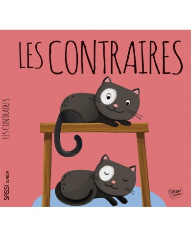 Les Contraires - 10 Puzzles 2 Pièces SASSI Avec Livre