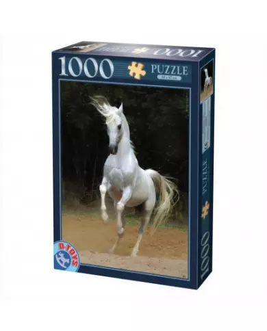 DTOYS Puzzle Cheval Blanc 1000 Pièces