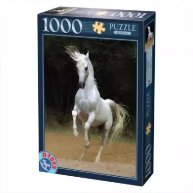 DTOYS Puzzle Cheval Blanc 1000 Pièces