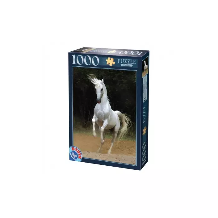 DTOYS Puzzle Cheval Blanc 1000 Pièces