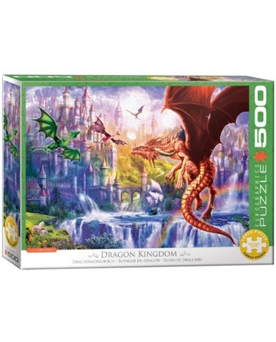 Puzzle Eurographics - Le Royaume Des Dragons - 500 Pièces