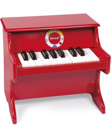 Piano JANOD 18 Touches - Rouge Confetti