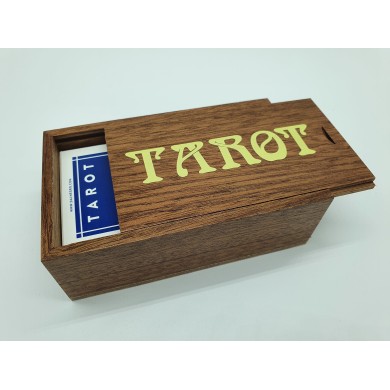 Coffret En Bois De Sipo - Tarot