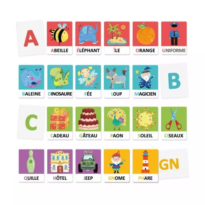 Flashcards Alphabet Tactile Et Phonétique Montessori