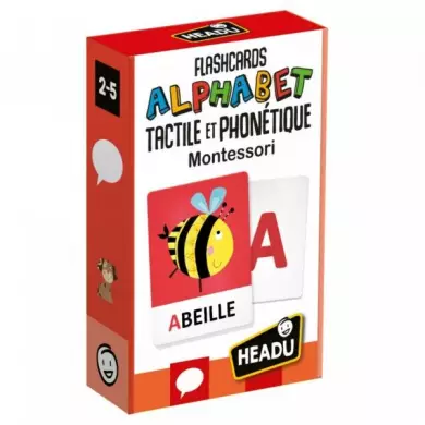 Flashcards Alphabet Tactile Et Phonétique Montessori