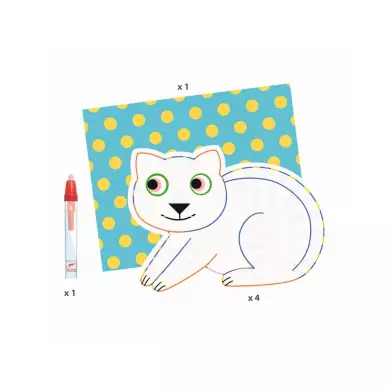 Coloriage À L'Eau - Animalo Ma - DJECO