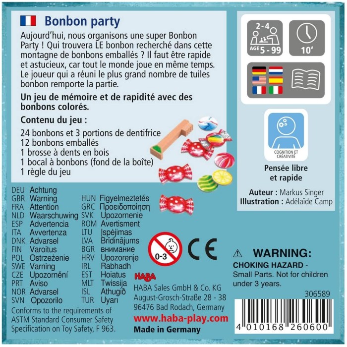 Bonbon Party - Les Petites Boites HABA