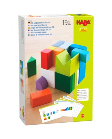 Jeu D’Assemblage 3D Cubes Mix - HABA