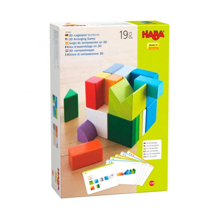 Jeu D’Assemblage 3D Cubes Mix - HABA