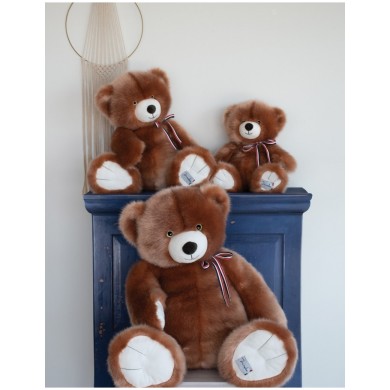 L'Ours Français 35 cm - Marron Glacé - MAILOU