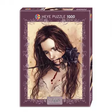 HEYE Puzzle - Victoria Francès - Favole : Dark rose - 1000 Pièces