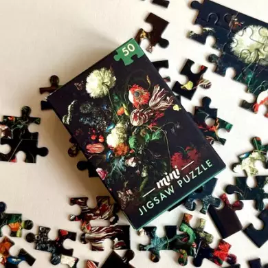 Mini Puzzle Boîte D'Allumettes Michèle Wilson - Vase De Fleurs - 50 Pièces