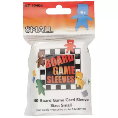 Board Game Sleeves : Clear Small 44 X 68 MM Par 100