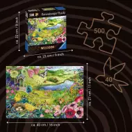 Puzzle En Bois Ravensburger - Jardin De La Nature - 500 Pièces