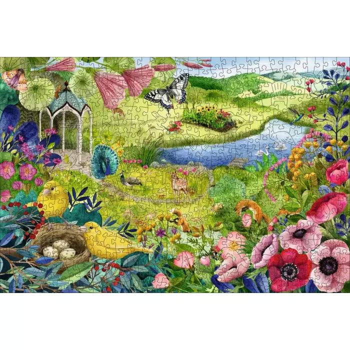 Puzzle En Bois Ravensburger - Jardin De La Nature - 500 Pièces