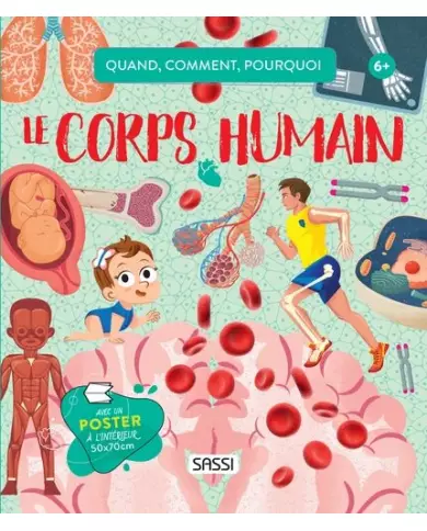 Le Coffret Méga Atlas Du Corps Humain - Livre - Puzzle 500 Pièces