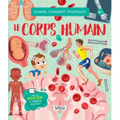 Le Coffret Méga Atlas Du Corps Humain - Livre - Puzzle 500 Pièces