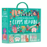 Le Coffret Méga Atlas Du Corps Humain - Livre - Puzzle 500 Pièces