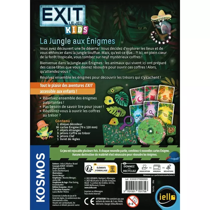 EXIT Kids - La Jungle Aux Enigmes