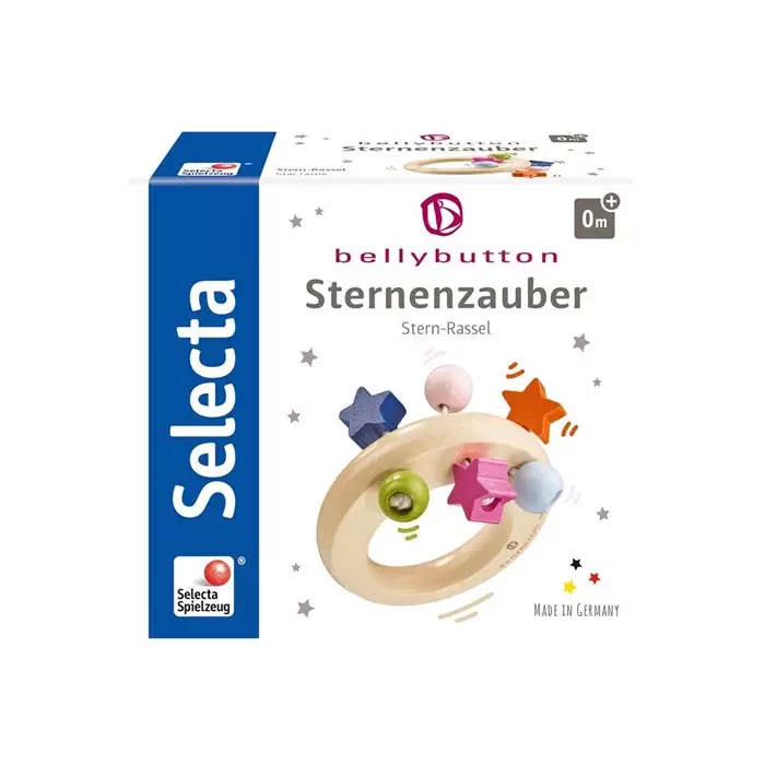 Magie Étoilée - Hochet En Bois Massif - SELECTA