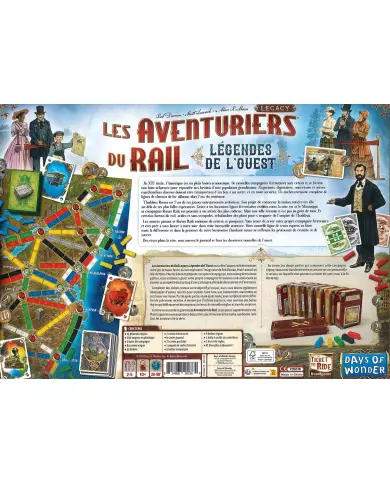 Les Aventuriers Du Rail Legacy : Légendes De L'Ouest