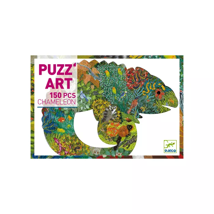 Puzzle D'Art DJECO - Chameleon / Caméléon - 150 Pièces