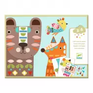 Coffret De Collage DJECO -  3 Animaux Géants À Créer