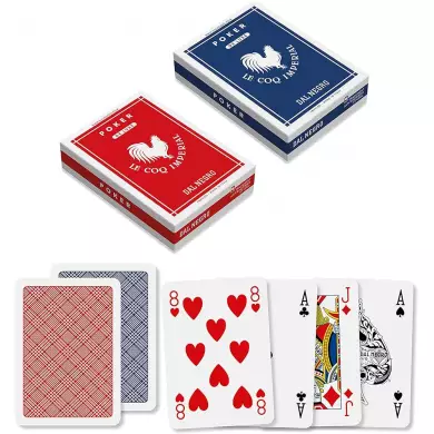 Jeu De 54 Cartes POKER DE LUXE - Le Coq Imperial