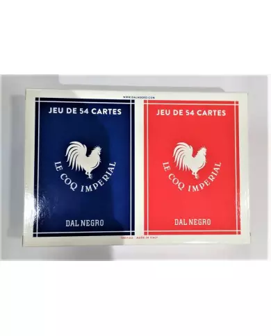 Coffret Bridge 2 x 54 Cartes - Le Coq Imperial