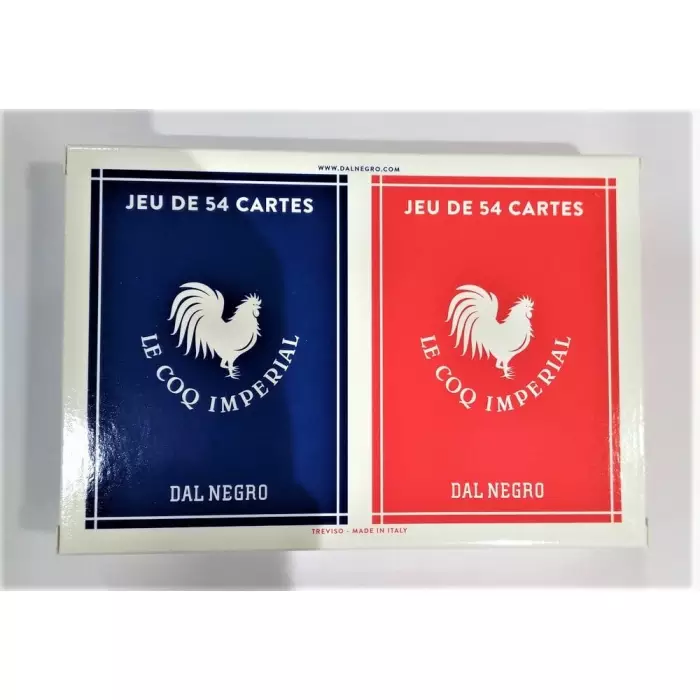 Coffret Bridge 2 x 54 Cartes - Le Coq Imperial