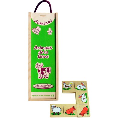 Dominos Recto-Verso Animaux De La Ferme