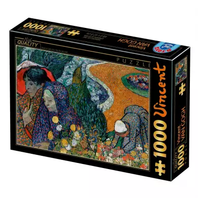 Puzzle D-TOYS - Mémoire Du Jardin D'Etten (Dames D'Arles) - Van Gogh - 1000 Pièces