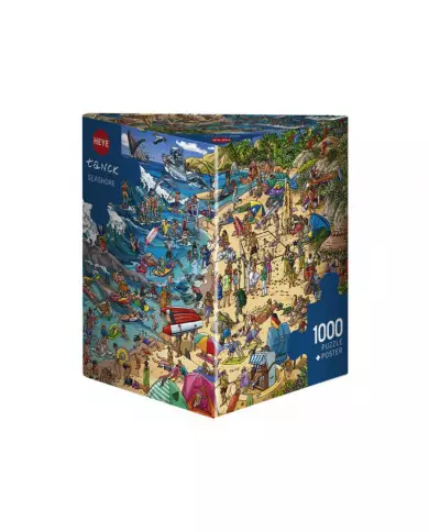 Puzzle HEYE - Seashore - Triangular - 1000 Pièces