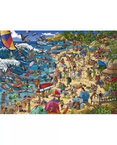 Puzzle HEYE - Seashore - Triangular - 1000 Pièces