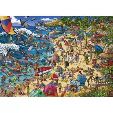 Puzzle HEYE - Seashore - Triangular - 1000 Pièces