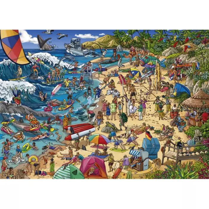 Puzzle HEYE - Seashore - Triangular - 1000 Pièces