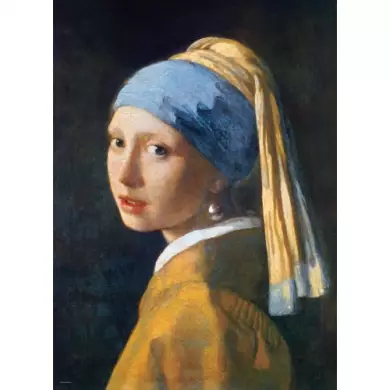 Puzzle Eurographics - La Jeune Fille À La Perle - Jan Vermeer - 1000 Pièces