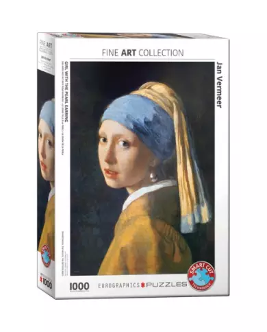 Puzzle Eurographics - La Jeune Fille À La Perle - Jan Vermeer - 1000 Pièces