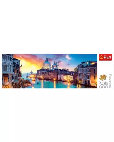 Puzzle Trefl - Le Grand Canal De Venise - Panoramique 1000 Pièces
