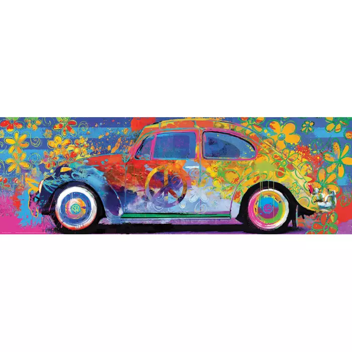 Puzzle Eurographics - VW Beetle - Panoramique 1000 Pièces