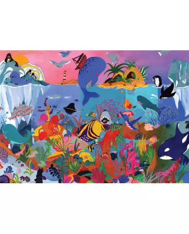 Puzzle Michèle Wilson - Sous Les Océans - 100 Pièces