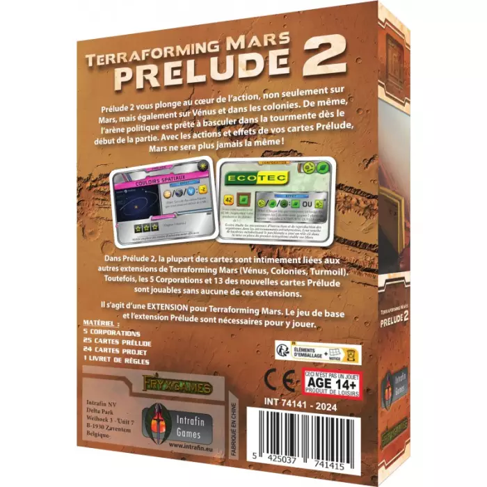 Terraforming Mars Prelude 2