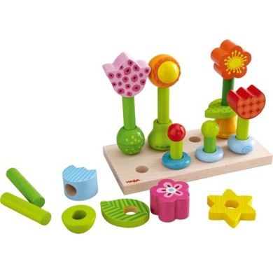 Jeu À Enficher Jardin De Fleurs