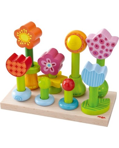 Jeu À Enficher Jardin De Fleurs