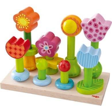 Jeu À Enficher Jardin De Fleurs