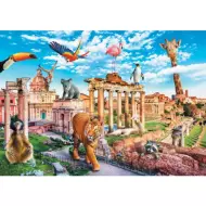 Puzzle Trefl - Animaux Sauvages À Rome - 1000 Pièces