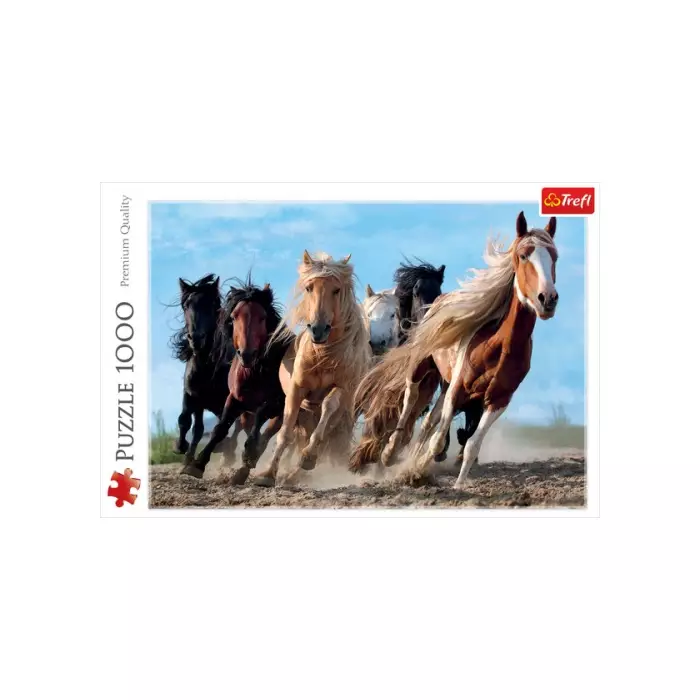 Puzzle Trefl - Chevaux Au Galop - 1000 Pièces