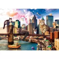 Puzzle Trefl - Chats À New York - 1000 Pièces
